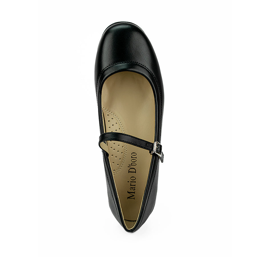 Mario D' Boro Women's Sshs Flat Shoes Lv 22212 Black
