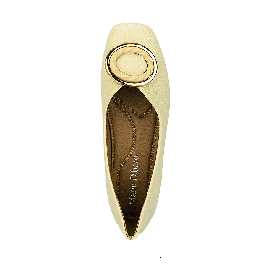 Mario D' Boro Women's Flat Shoes LW 24968 Black/Bone C33