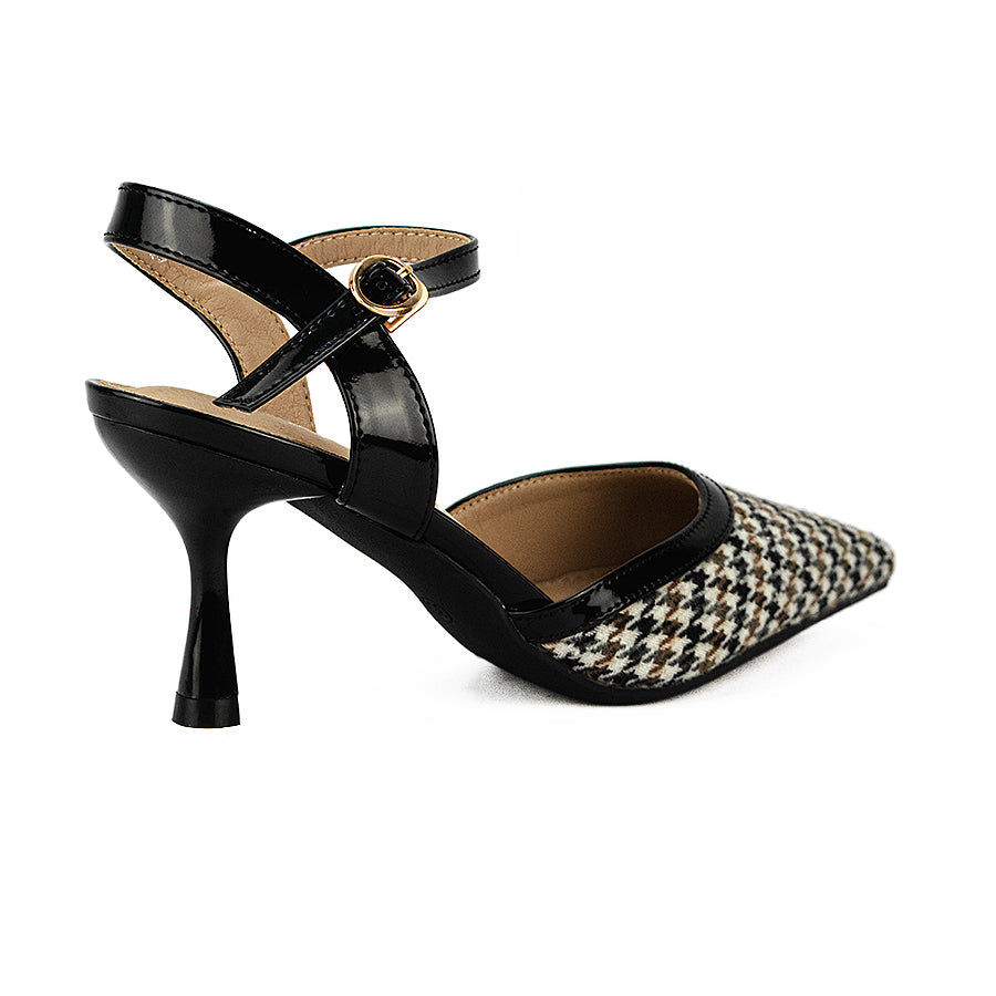 Mario D' Boro Women 'sHeeled Sandals Lw 26055 Black/Maroon C46