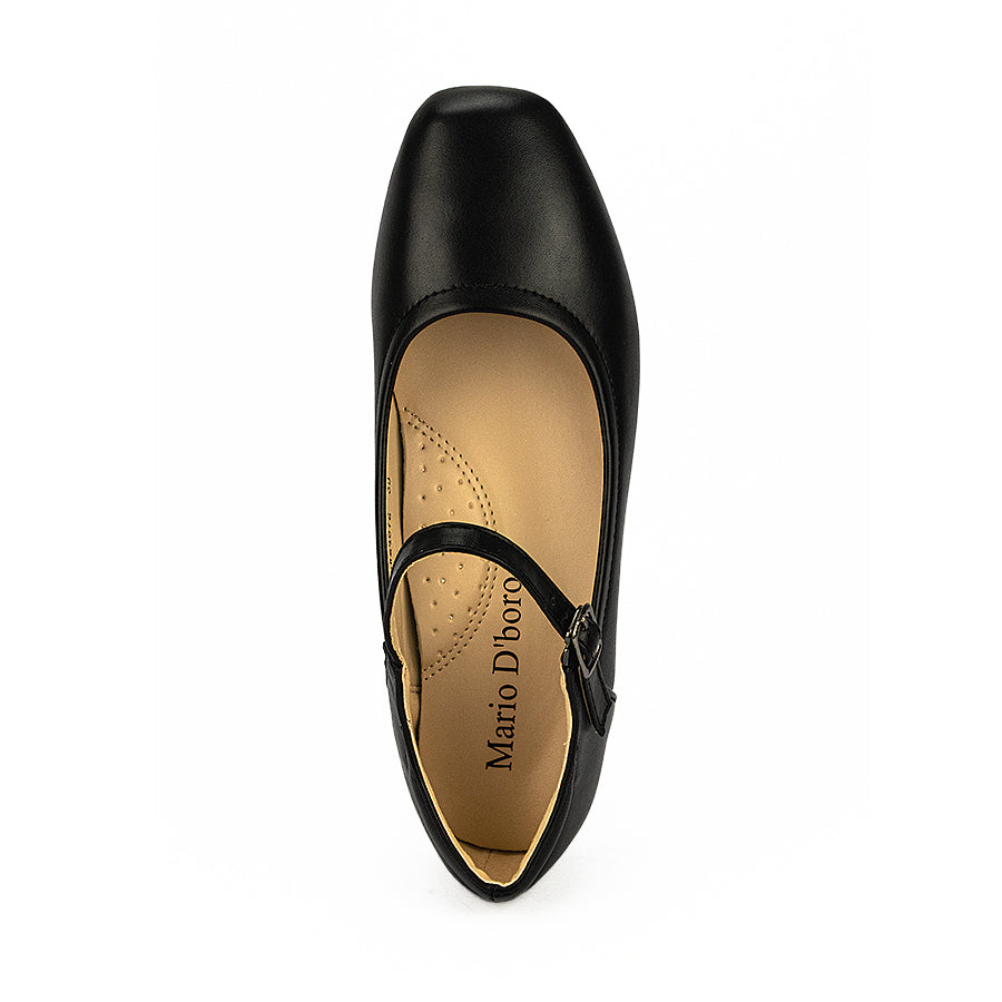 Mario D' Boro Women's Sshs Flat Shoes LW 24872 Black C33