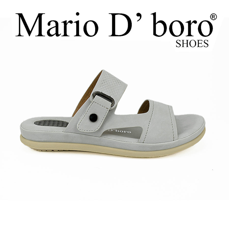 Mario D' Boro Women's Sandals Lv 013 Black/Light Gray