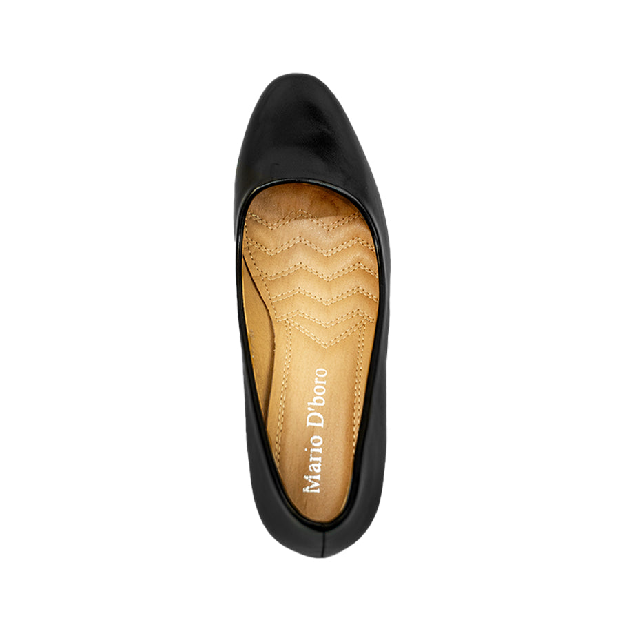 Mario D' Boro Women's College Pumps LY 27521 - Black / Taupe C68 - C80