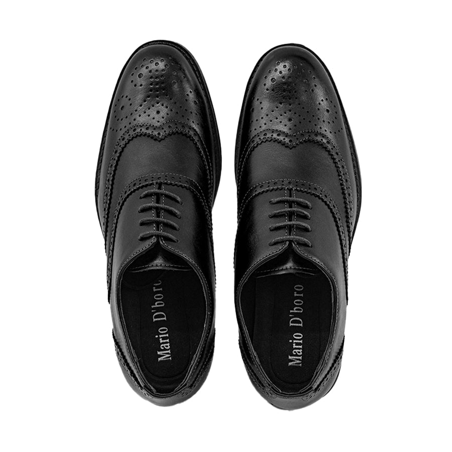 Mario D' boro Men's Formal with Lace MY 26660 - Black /Dark Brown C88