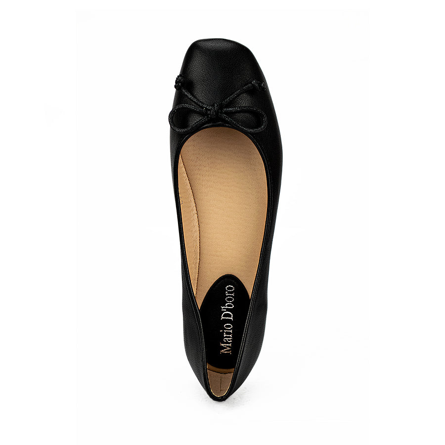 Mario D' Boro Women's Flats Lw 22692 Dark Brown/Black