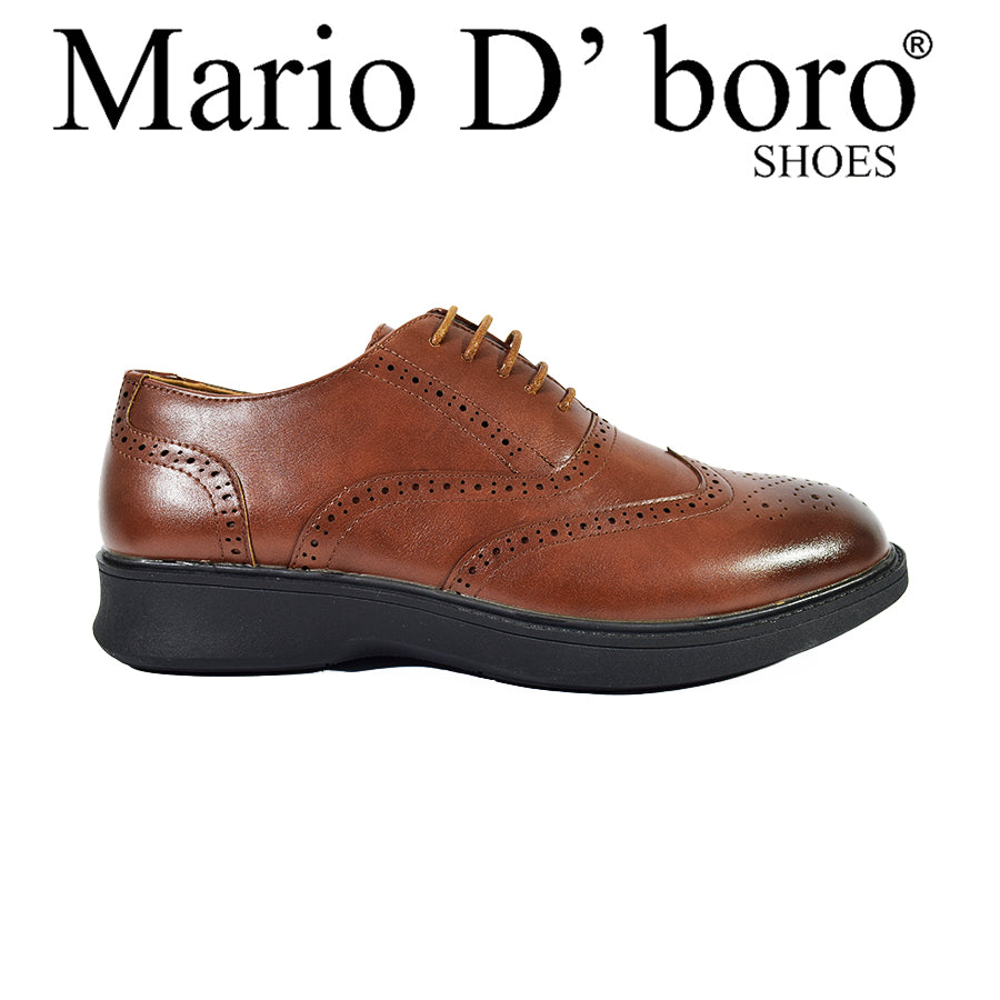 Mario D' Boro Men's Formal with Lace MX 25420 Black/Brown C57