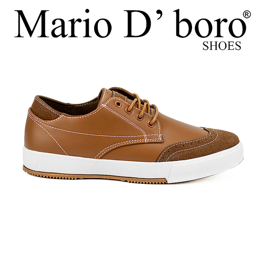 Mario D' Boro Men's Sneakers Shoes Mw 22436 Black/Brown