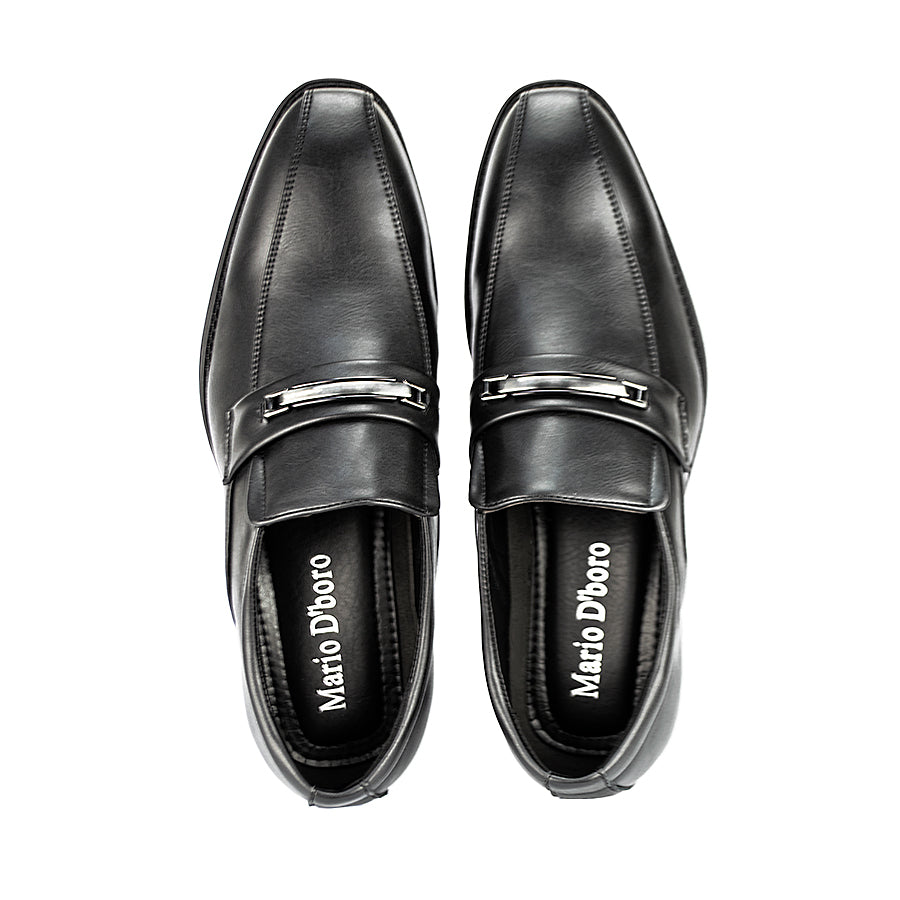 Mario D' Boro Men's Formal Shoes Slip On Mw 22957 Black C30