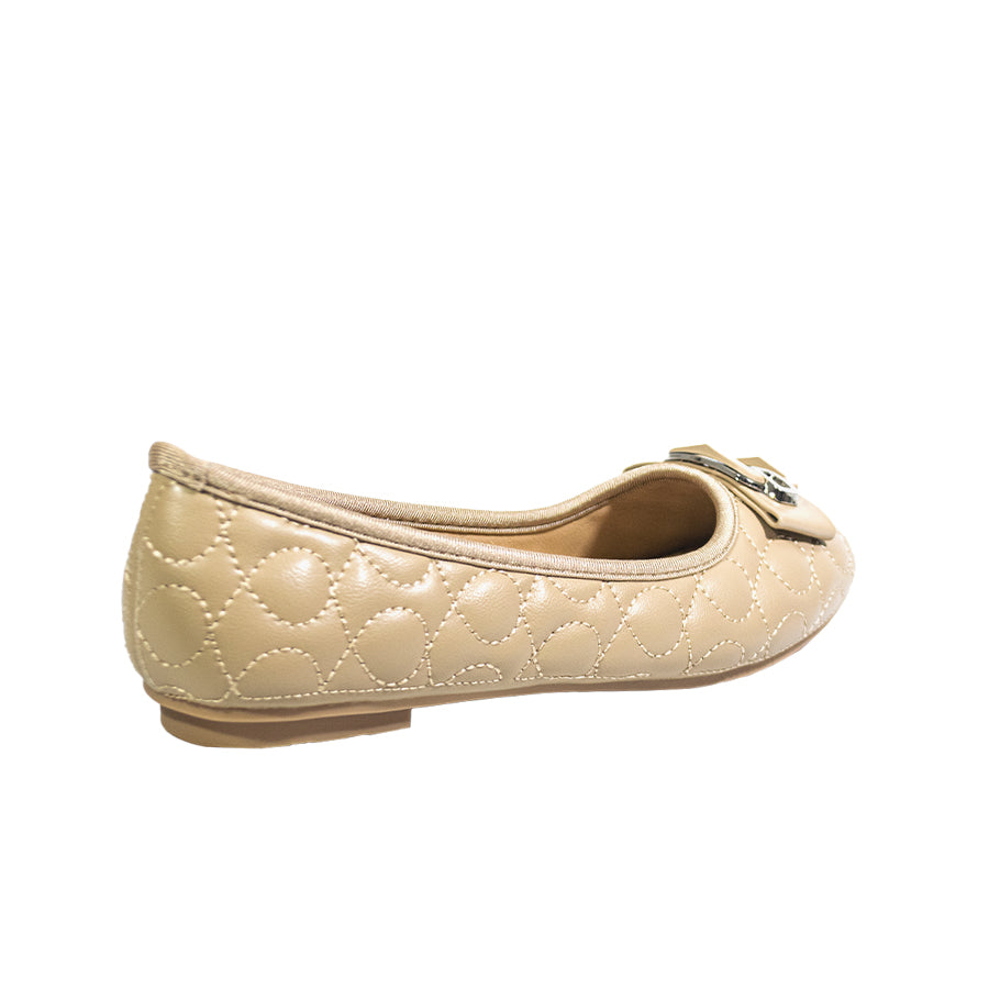 Mario D' Boro Women's Ballet Flats LY 26928 Black/Taupe C67