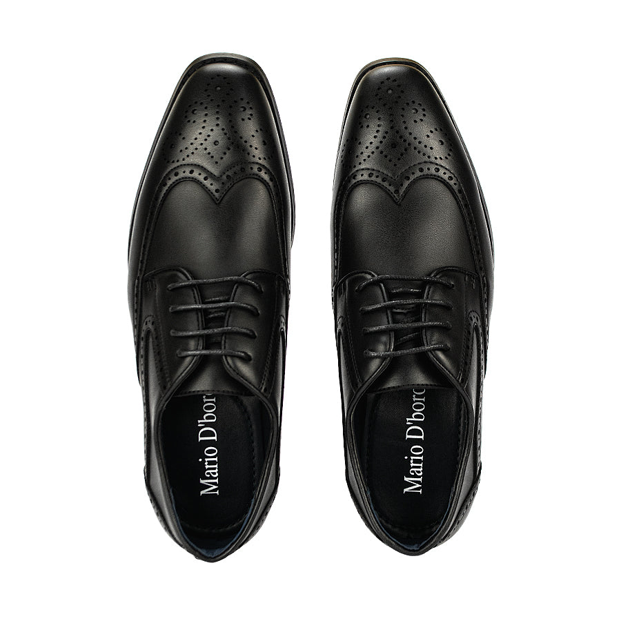 Mario D' Boro Men's Formal Elite Mw 24588 Black/Dark Brown C45