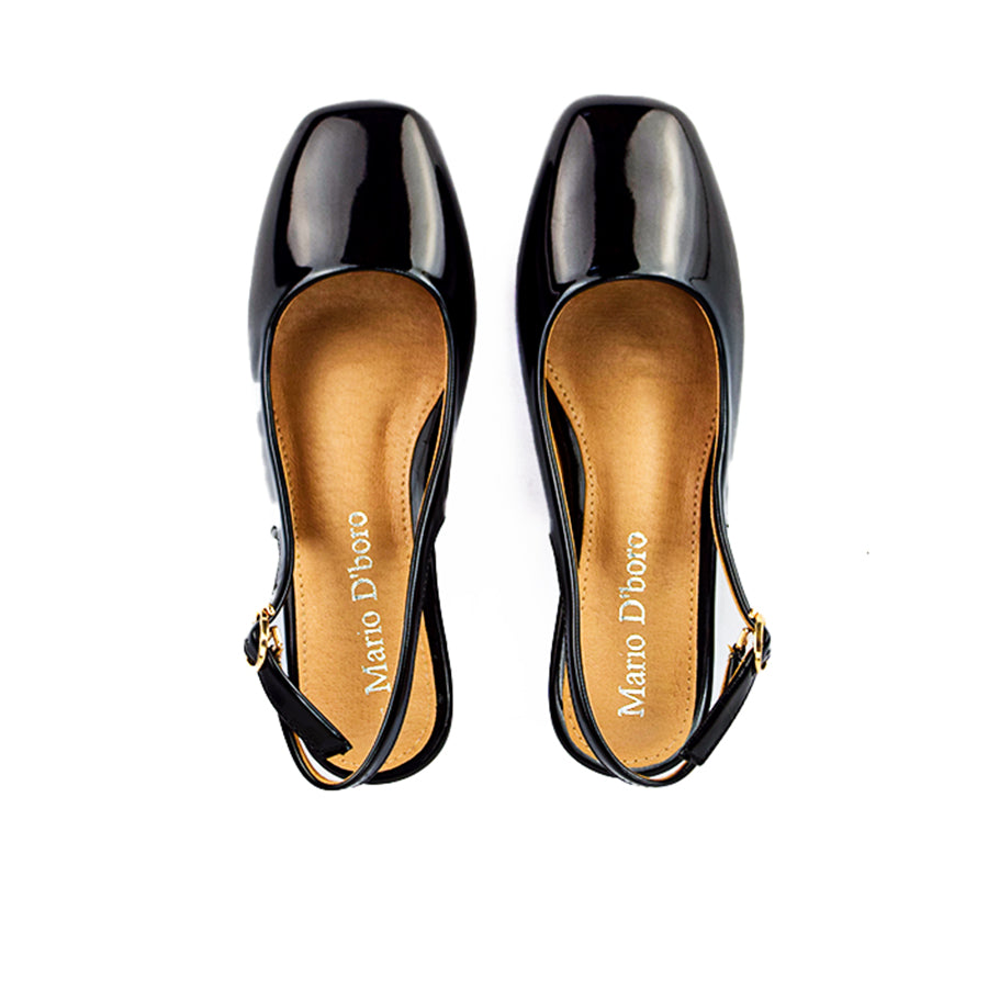 Mario D' Boro Women's Wedge Sandals LX 26288 Black/Taupe C49