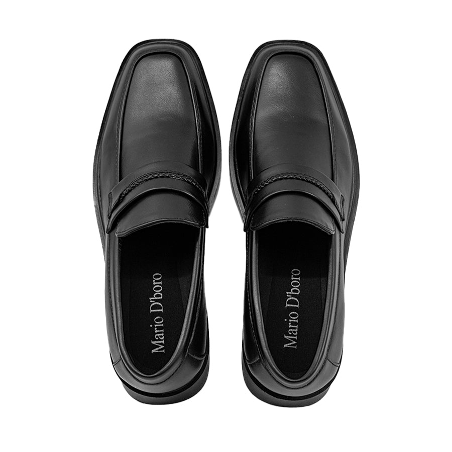 Mario D' boro Men's Formal Slip On MY 26672 Black C82