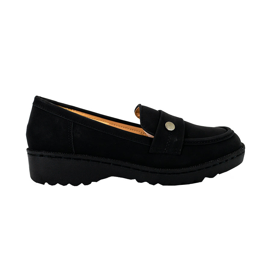 Mario D' Boro Women's SSHS Flats LX 27681 Black C58