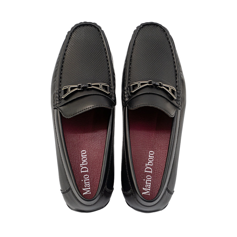 Mario D' boro Men's Casual Loafers MX 24678 Black C78