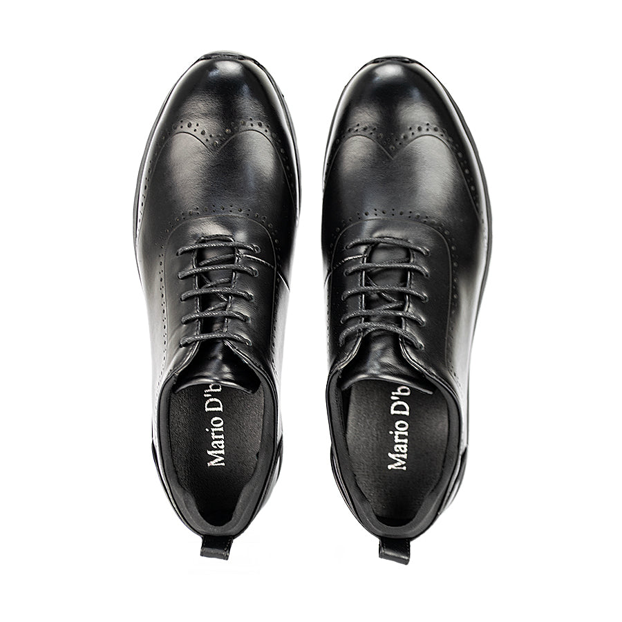 Mario D' Boro Men's Casual Sneakers Mw 23464 Black/Dark Brown C30