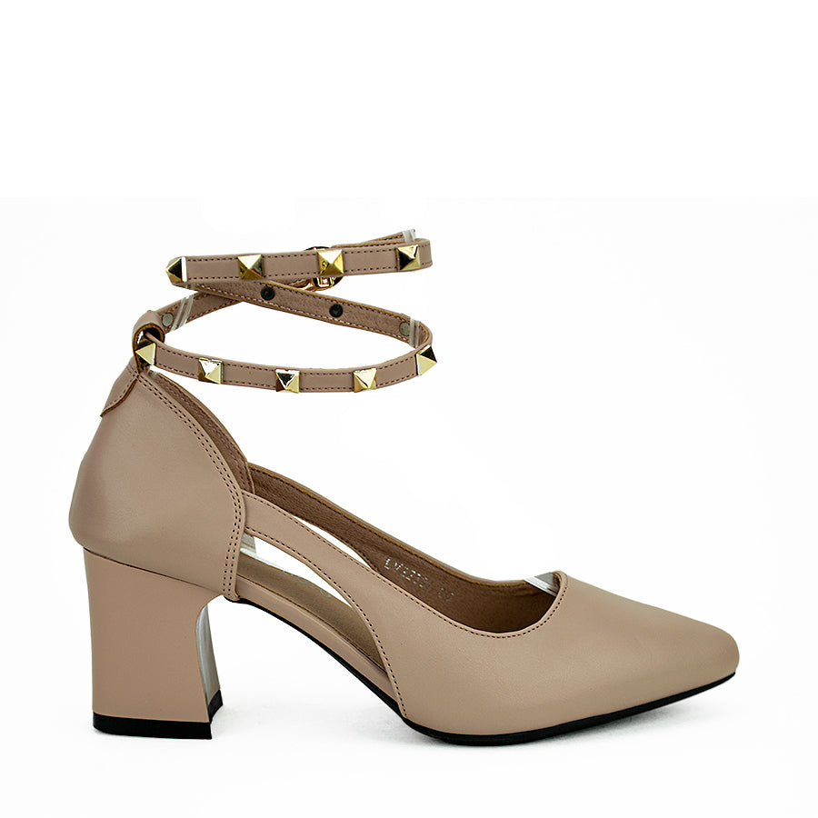 Mario D' Boro Women's Heeled Sandals Lv 22331 Black/Old Rose