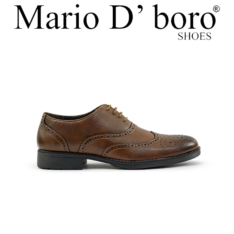 Mario D' boro Men's Formal with Lace MY 26660 - Black /Dark Brown C88