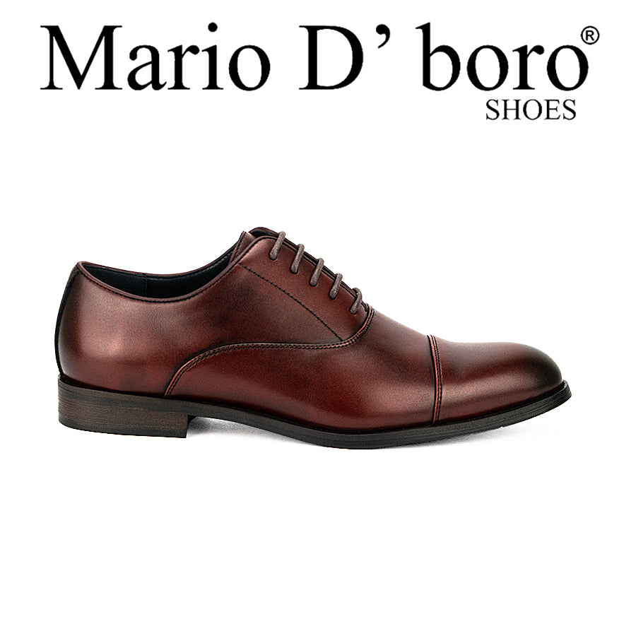 Mario D' Boro Men's Formal Shoes With Lace Mw 24065 Black/Maroon C32