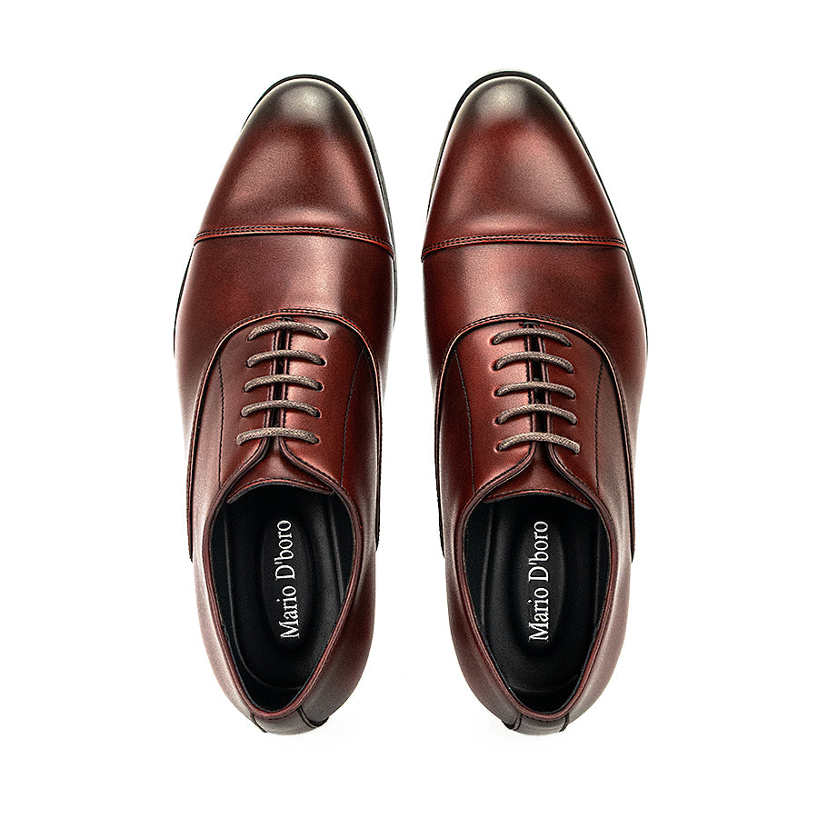 Mario D' Boro Men's Formal Shoes With Lace Mw 24065 Black/Maroon C32