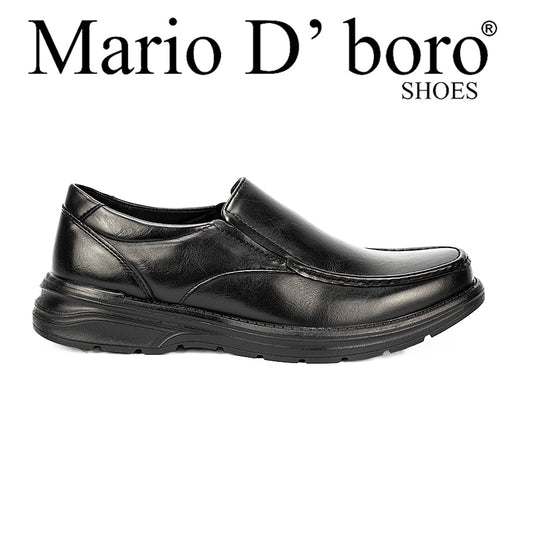 Mario D' Boro Men's Formal Shoes Slip On Mw 23080 Black C27