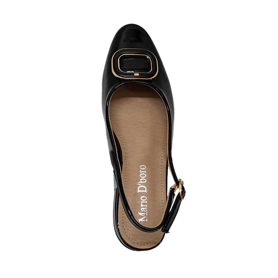 Mario D' boro Women's Flat Sandals LY 29413 Black / Taupe C79