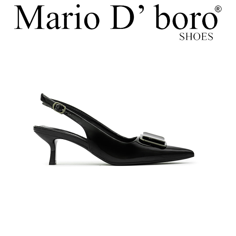 Mario D' boro Women's Heeled Sandals LY 29315 Beige / Black C79