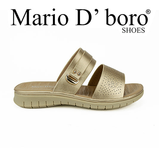 Mario D' Boro Women's Sandals Lv 019 Beige/Brown