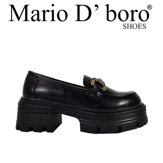 Mario D' Boro Women's Korean Flats LX 27133 Black C55 C59