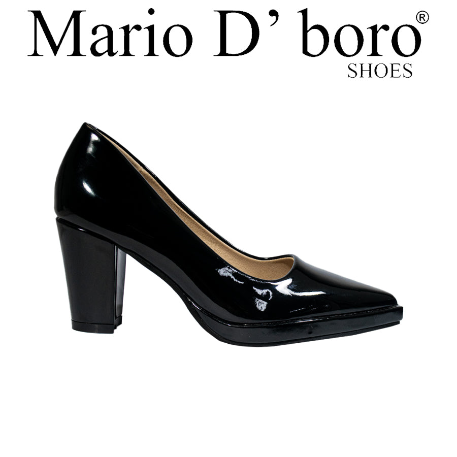 Mario D' Boro Women's Office Pumps LY 26843 Black/Taupe C67