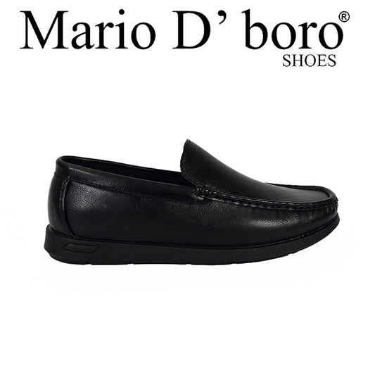 Mario D' Boro Men's Casual Loafers MX 25324 Black C55