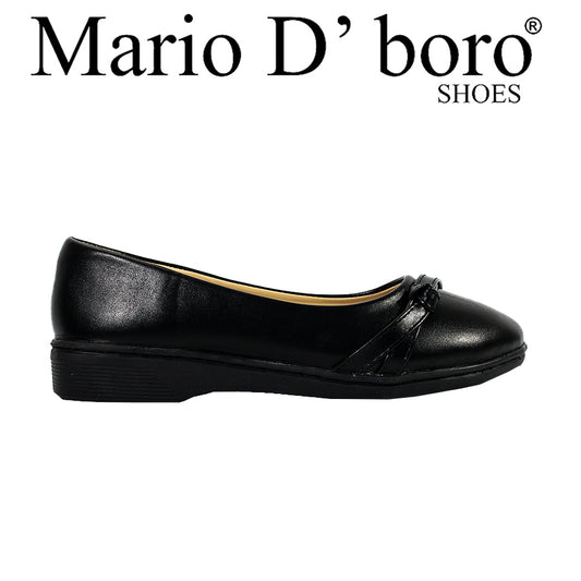 Mario D' Boro Women's SSHS Flats LX 27645 Black C56