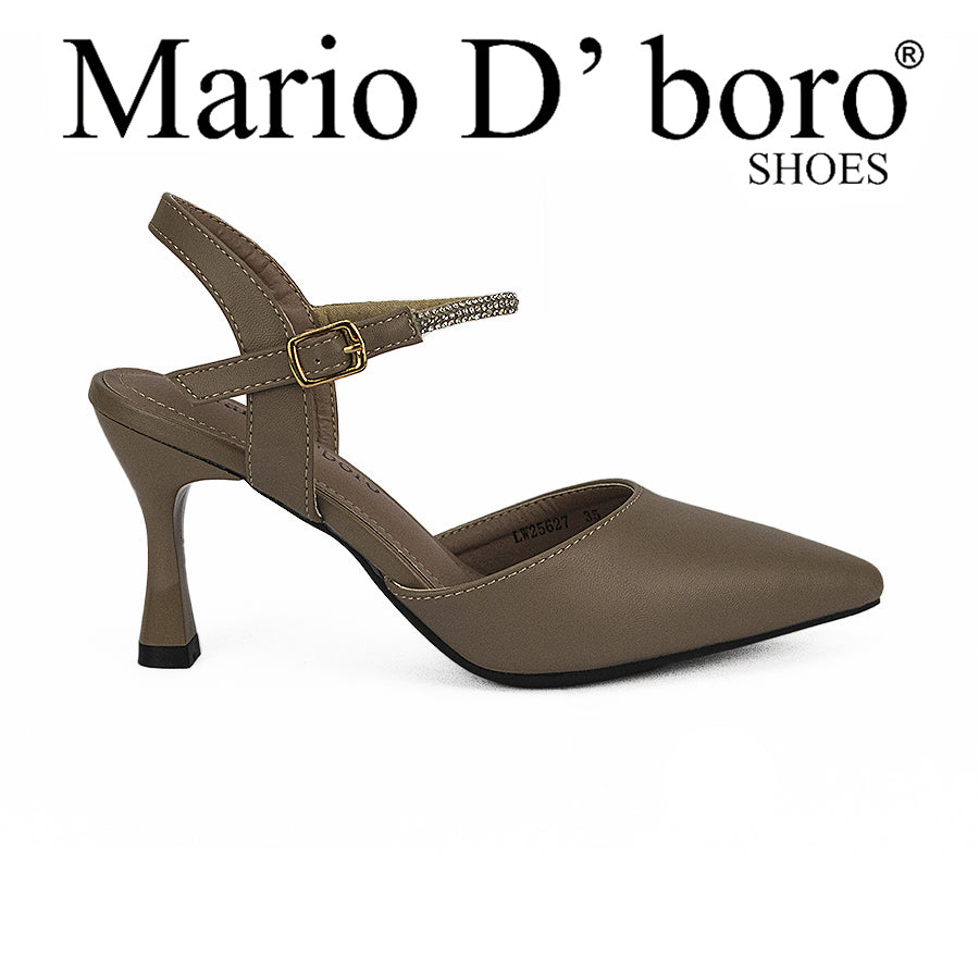 Mario D' Boro Women's Heeled Sandals LW 25627 Beige/Taupe C41