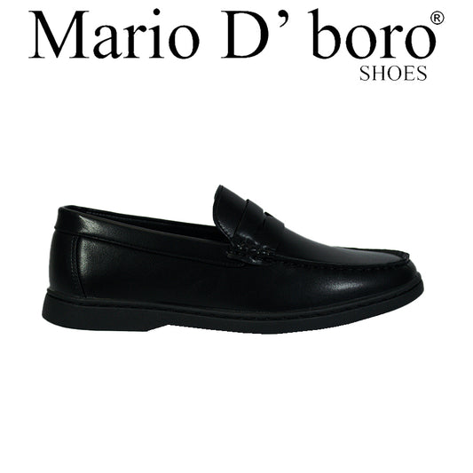 Mario D' Boro Men's Casual Loafers MY 25921 Black C66