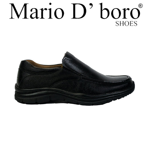 Mario D' Boro Men's Casual Loafers MY 25330 Black/Brown C66