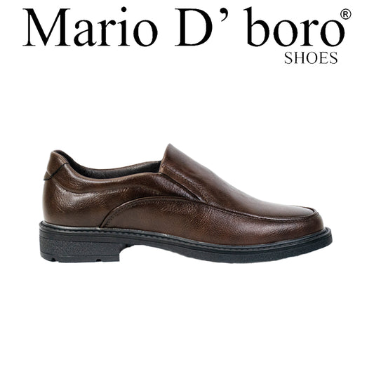 Mario D' Boro Men's Formal Slip On MY 25712 Black/Dark Brown C66