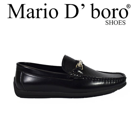 Mario D' Boro Men's Casual Loafers MX 23760 Black C55