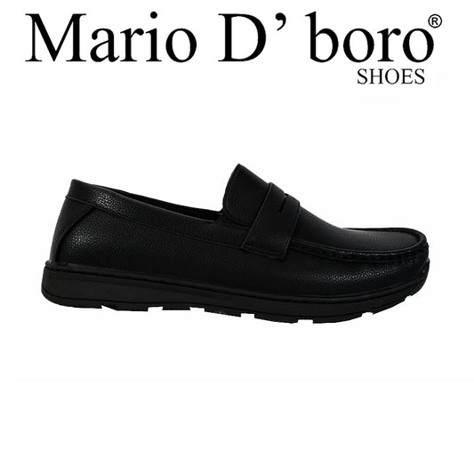 Mario D' Boro Men's Casual Loafers MX 25699 Black C62