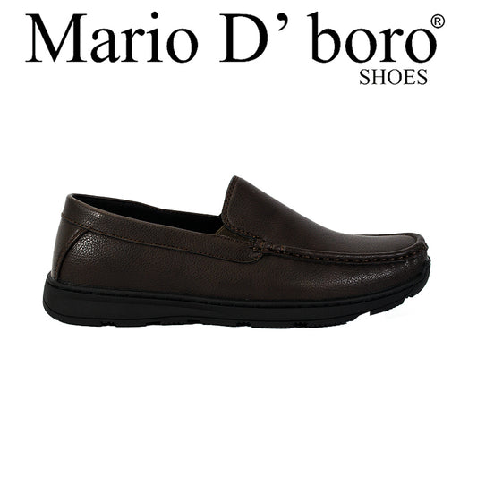 Mario D' Boro Men's Casual Loafers MX 25697 Black/Dark Brown C62