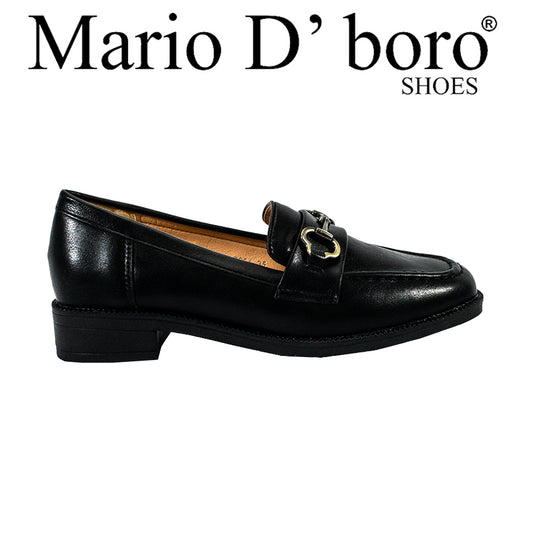Mario D' Boro Women's Loafers LX 27654 Black C61