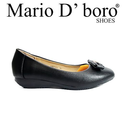 Mario D' Boro Women's SSHS Flats LX 27320 Black C54