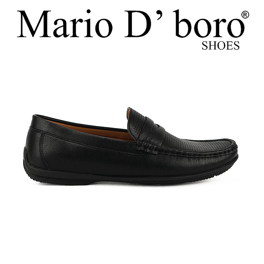Mario D' Boro Men's Casual Loafers Mw 23975 Black C38
