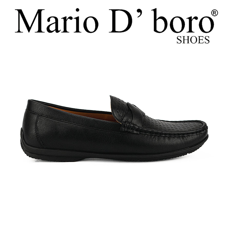 Mario D' Boro Men's Casual Loafers Mw 23973 Black C38