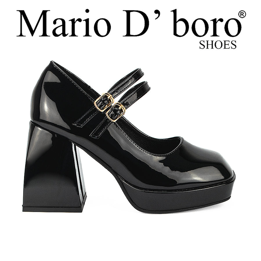 Mario D' Boro Women's Pumps Shoes Lw 25181 Black/Taupe C34, C41