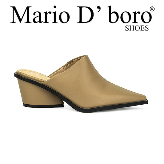 Mario D' Boro Women's Mules Lw 23987 Black/Beige/Bone C37