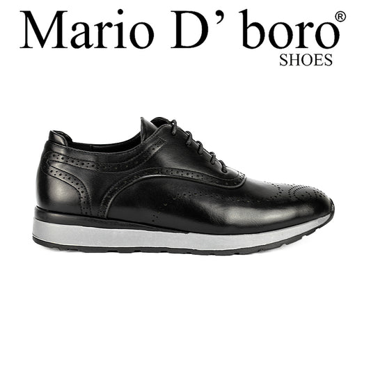 Mario D' Boro Men's Casual Sneakers Mw 23459 Black/Brown C30