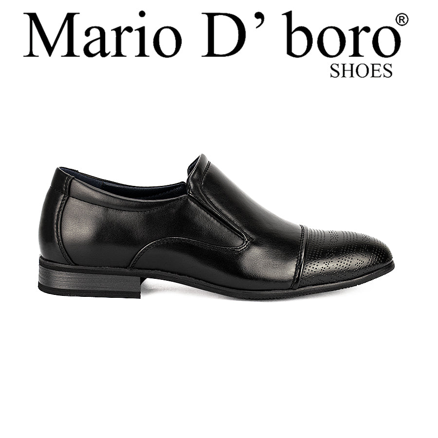 Mario D' Boro Men's Formal Shoes Slip On  Mw 23767 Black C30