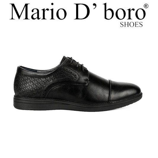 Mario D' Boro Men's Casual Sneakers Mw 24214 Dark Brown/Black C43-C45