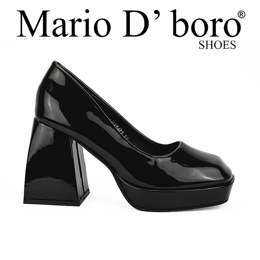 Mario D' Boro Women's Office Pumps LW 25473 Beige/Black C40