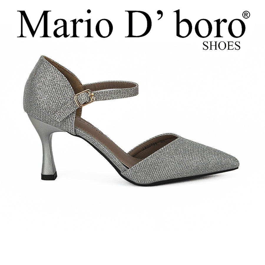 Mario D' Boro Women's Evening Sandals LW 25704 Gold/Silver C41