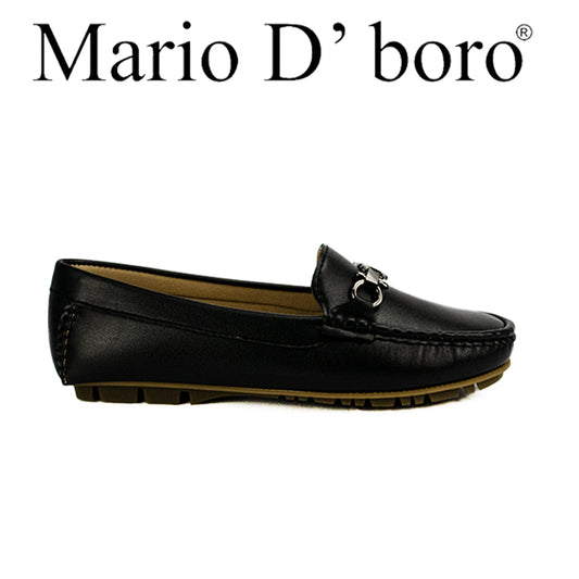 Mario D' Boro Women's Loafers LX 22868 Black C48