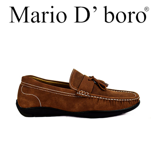 Mario D' Boro Men's Casual Loafers MX 24399 Black/dark Brown C48